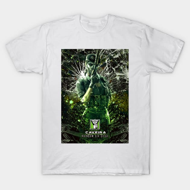 Rainbow Six Seige - Caveira T-Shirt by syanart